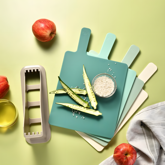 Plastic Cutting Board Set – 4 Pcs